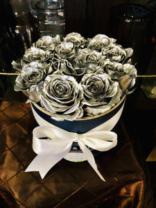 Silver Natural Roses